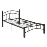 Luton Black Metal Bed Frame (3' Single) 