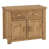 Tortilla Distressed Waxed Pine 2 Door 2 Drawer Sideboard