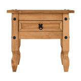 Corona Pine 1 Drawer Lamp Table