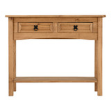 Corona Pine 2 Drawer Console Table