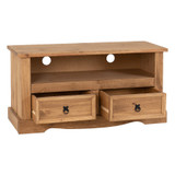 Corona Pine 2 Drawer TV Unit