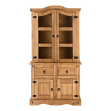 Corona Pine 2 Door 2 Drawer Buffet Hutch