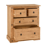 Corona Pine 2+2 Drawer Chest