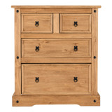 Corona Pine 2+2 Drawer Chest