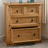 Corona Pine 2+2 Drawer Chest