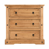 Corona Pine 3 Drawer Chest