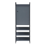Zahra Storage Cabinet in Dark Grey