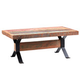 Coastal Rustic Distressed Coffee Table