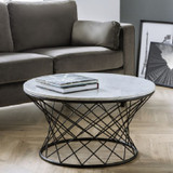 Trevi Real Marble Coffee Table