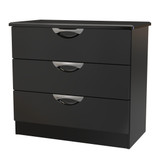 Camden Black Gloss 3 Drawer Chest