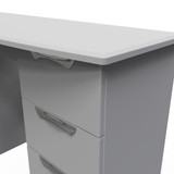 Camden Grey Double Pedestal 6 Drawer Dressing Table