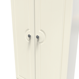 Pembroke Cream Ash 2 Door 2 Drawer Wardrobe