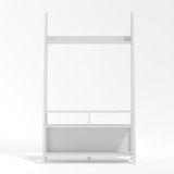 Tiva White Ladder TV Unit