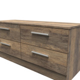 Contrast Vintage Oak 4 Drawer Bed Box