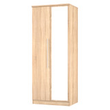 Sherwood Bardolino 2 Door Mirrored Wardrobe