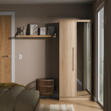 Sherwood Bardolino 2 Door Mirrored Wardrobe