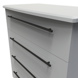 Beverley Dusk Grey 4 Drawer Chest