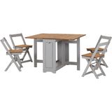 Santos Butterfly Dining Set in Grey