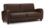 Vivo Faux Leather Sofa - 3 Seater