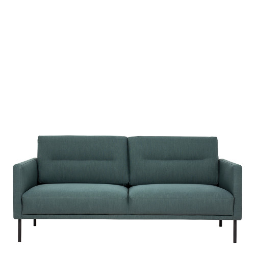 Larvik Dark Green 2 Seater Sofa with Black Legs