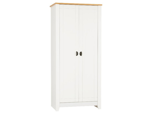 Ludlow White 2 Door Wardrobe