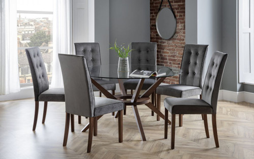 Chelsea Dining Set with 6 Madrid Chairs