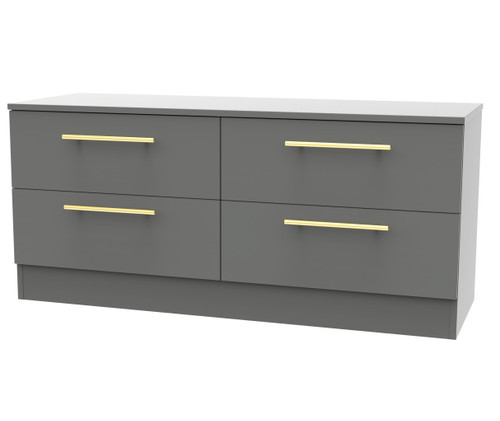 Haworth 4 Drawer Bed Box in Dusk Grey - Welcome Furniture
