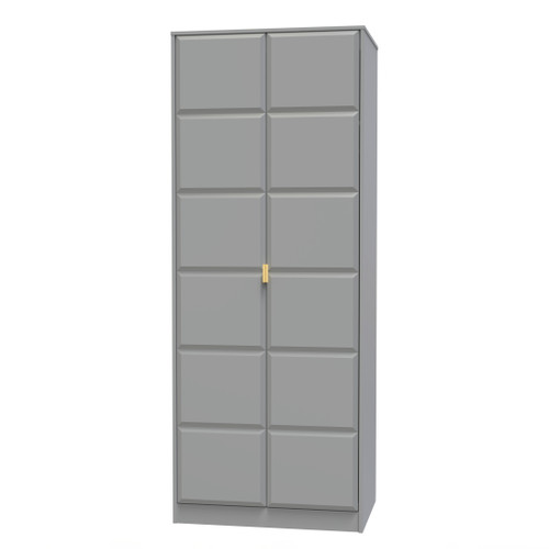 Cube Shadow Matt 2 Door Wardrobe