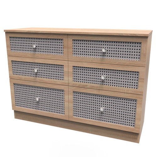 Rattan Bardolino 6 Drawer Chest