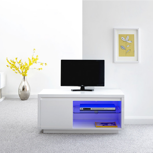 Polar White Gloss LED TV Unit