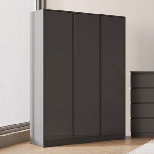 Malvern Grey 3 Door Wardrobe