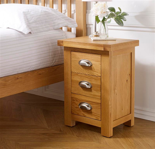 Woburn Small 3 Drawer Bedside