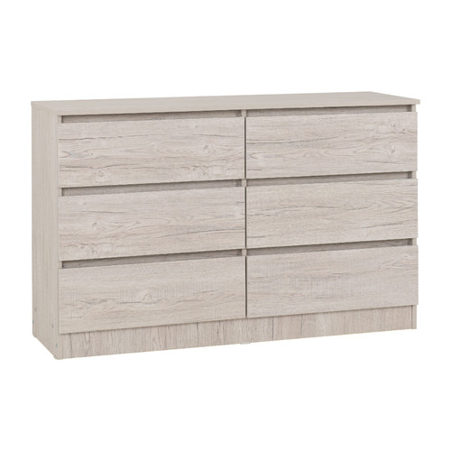 Malvern Urban Snow 6 Drawer Chest