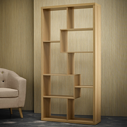 Quebec Oak Bookcase/Display Unit 