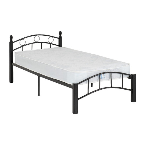 Luton Black Metal Bed Frame (3' Single) 