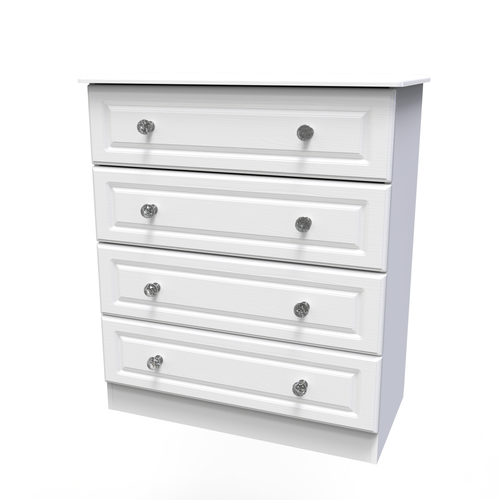 Crystal White Ash 4 Drawer Chest