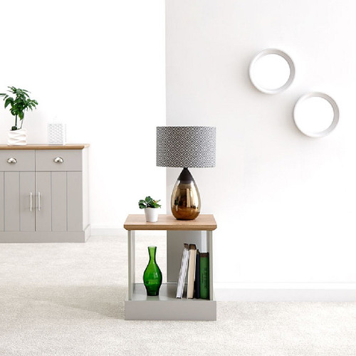Kendal Cool Grey Lamp Table