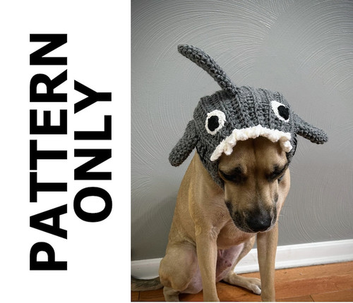 Shark Crochet Hat