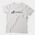 White t-shirt with a black BigCommerce logo on the front.