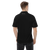Men's B Mark polo t-shirt back view, on a large model.