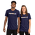 BCinColor T-Shirt front view, on a large and small model standing side by side.