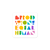 BProud sticker with text "BProud Strong Equal Human"