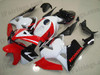 Honda CBR600RR 2005 2006 red,white and black fairing kits, this Honda CBR600RR 2005 2006 plastics was applied in red,white and blackgraphics, this 2005 2006 CBR600RR fairing set comes with the both color and decals shown as the photo.If you want to do custom fairings for CBR600RR 2005 2006,our talented airbrusher will custom it for you.