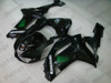 2007 2008 Kawasaki Ninja ZX-6R monster gloss black fairings
