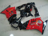 Honda CBR600 F3 1995 1996 red and black fairing kits, 1995 1996 Honda CBR600 F3 red and black plastic.This Honda CBR600 F3 1995 1996 fairing kits was applied in red and black graphics, this 1995 1996 CBR600 fairing set comes with the both color and decals shown as the photo.If you want to do custom fairings for CBR600 F3 1995 1996,our talented airbrusher will custom it for you.