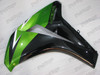Aftermarket fairing for 2008 2009 2010 2011 HONDA CBR1000RR green and black combination.