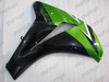 Aftermarket fairing for 2008 2009 2010 2011 HONDA CBR1000RR green and black combination.