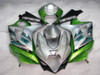 2007 2008 Suzuki GSXR1000 custom plastic silver and green.