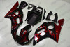 1999 2000 2001 2002 Yamaha YZF-R6 red flame fairings