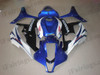 Honda CBR600RR 2007 2008 blue, white and black fairing kits, this Honda CBR600RR 2007 2008 plastics was applied in blue, white and blackgraphics, this 2007 2008 CBR600RR fairing set comes with the both color and decals shown as the photo.If you want to do custom fairings for CBR600RR 2007 2008,our talented airbrusher will custom it for you